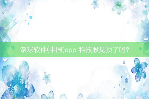 滚球软件(中国)app 科技股见顶了吗?
